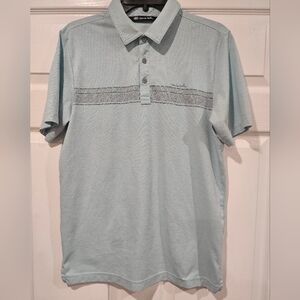 Travis Mathew Sky Blue Polo Shirt